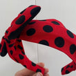 Load image into Gallery viewer, Red With Black Dots Hairband