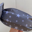 Load image into Gallery viewer, Grey with White Stars Hairband