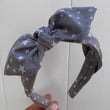 Load image into Gallery viewer, Grey with White Stars Hairband