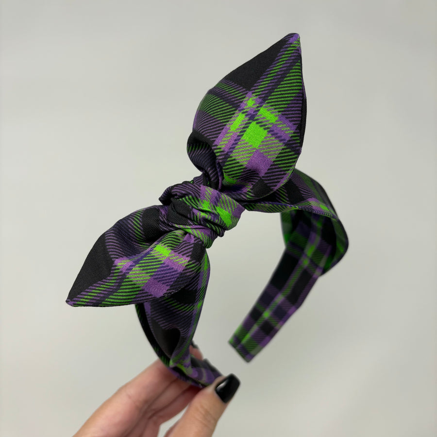 Villains Plaid BellaBow