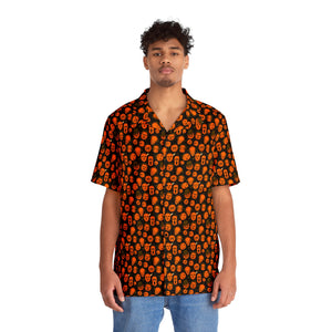 "Faces of Horror" Hawaiian Button Up Shirt