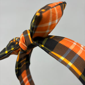 Pumpkin Plaid BellaBow XL