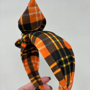 Pumpkin Plaid BellaBow