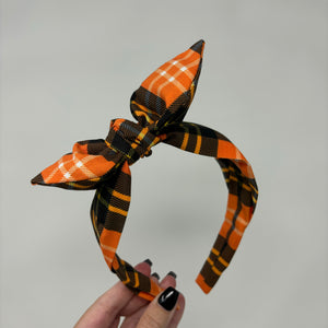 Pumpkin Plaid BellaBow