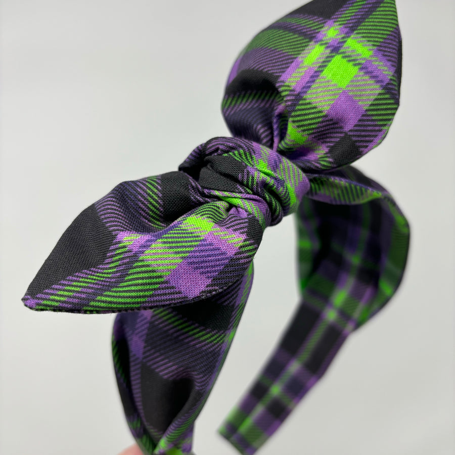 Villains Plaid BellaBow