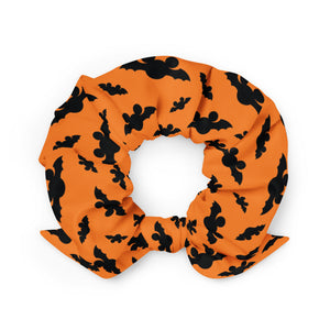 "Mickey Bats" Scrunchie (Orange)