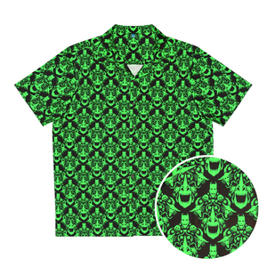 "Oogie's Nightmare" Hawaiian Button Up Shirt
