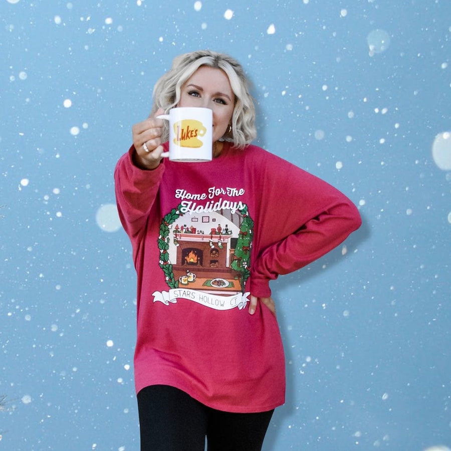 "Home For The Holidays" Long Sleeve Tee