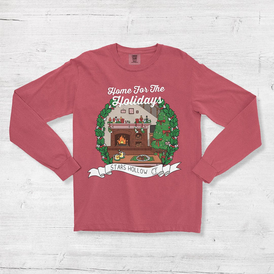 "Home For The Holidays" Long Sleeve Tee