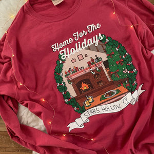 "Home For The Holidays" Long Sleeve Tee