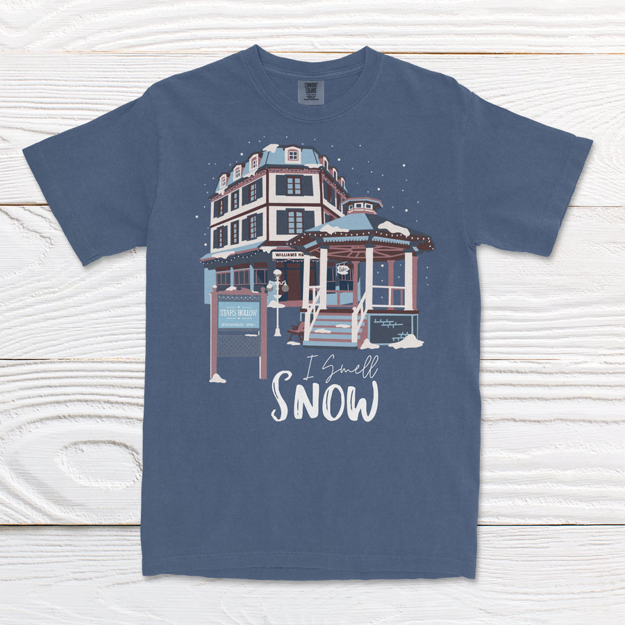 "I Smell Snow" Comfort Colors Tee (Short Sleeve)