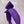 Load image into Gallery viewer, Mardi Gras Purple BellaBow

