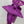Load image into Gallery viewer, Solid Purple Sparkle BellaBow XL
