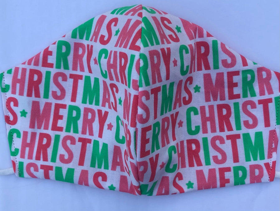 Merry Christmas Reversible Face Mask