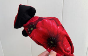 Red Flowers Hairband